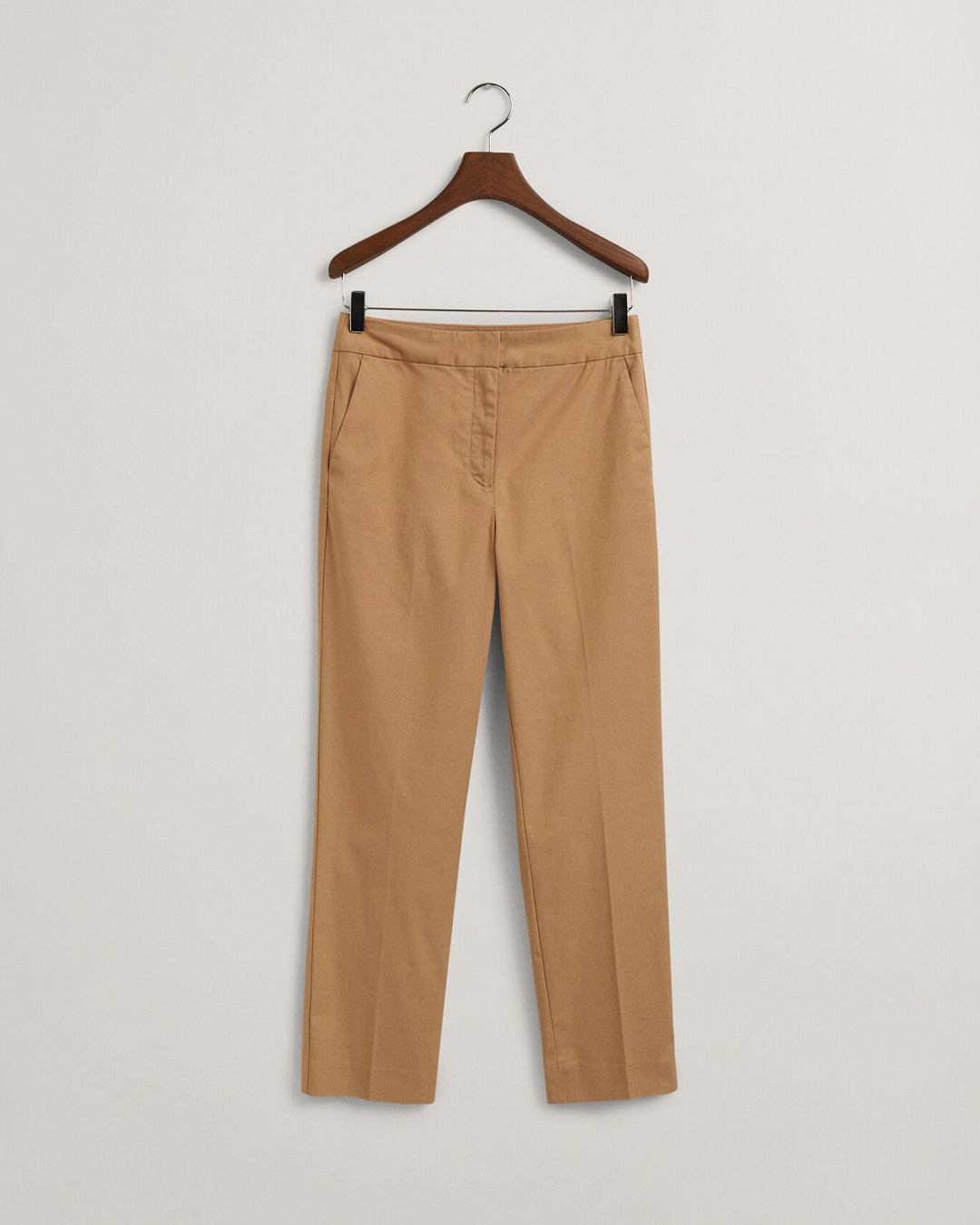 Slim Cigarette Slacks, Warm Khaki