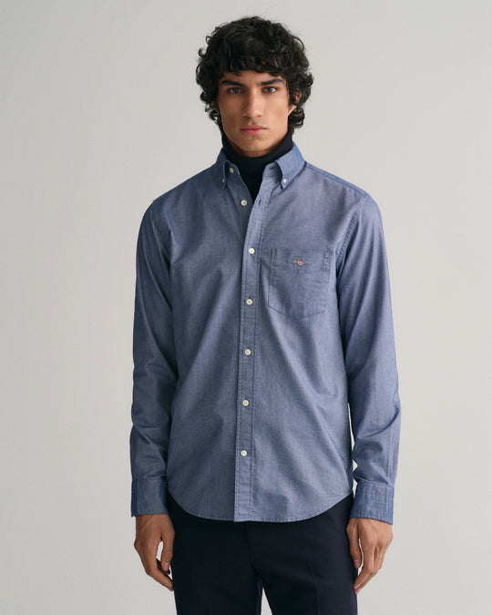 Regular Fit Oxford Shirt Persian Blue