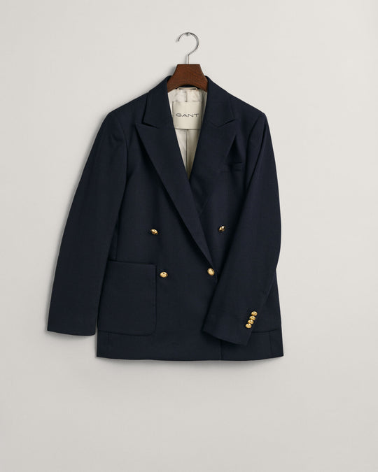 Regular Fit Club Blazer, Evening Blue