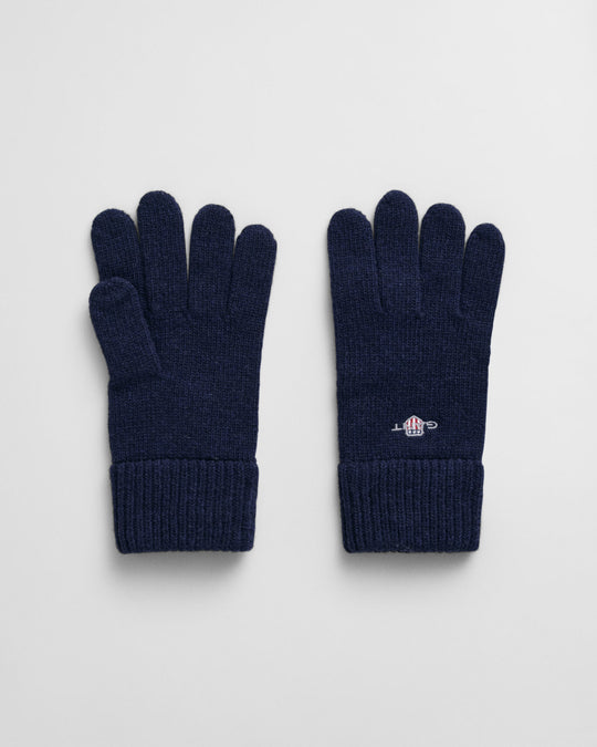 Shield Wool Gloves, Marine