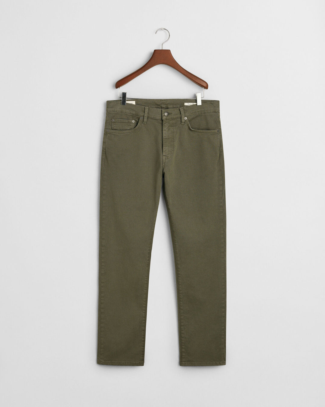 Regular Fit Desert Jeans, Dark Earthy Green