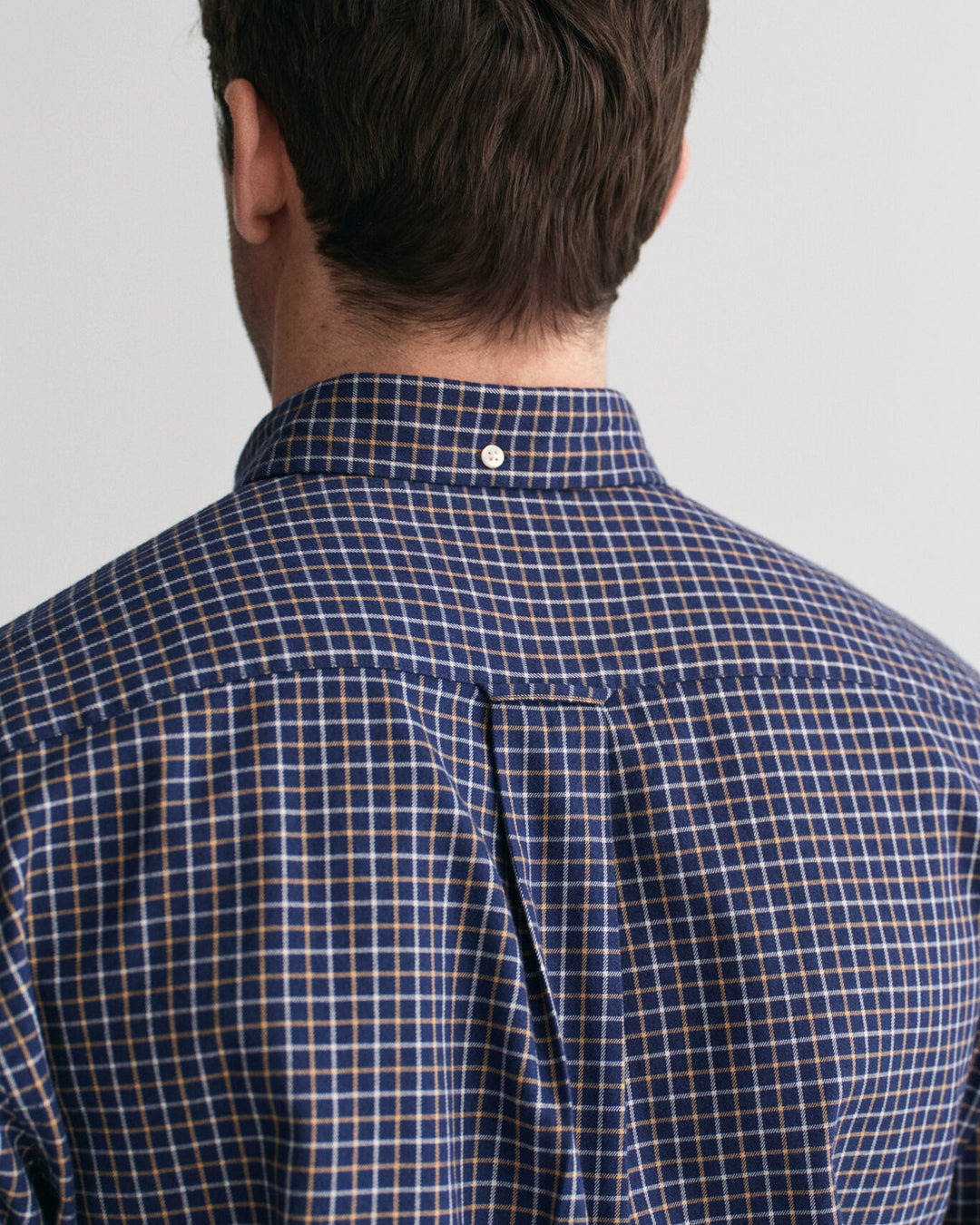 Regular Fit Tattersall Jaspé Shirt, Persian Blue