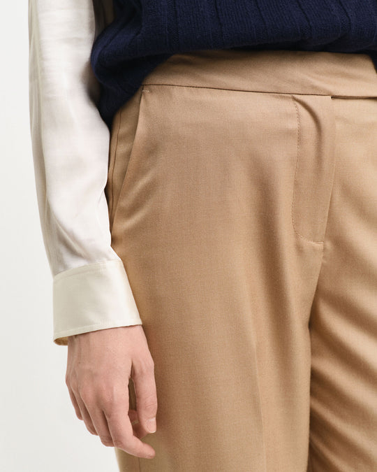 Straight Pants, Warm Khaki