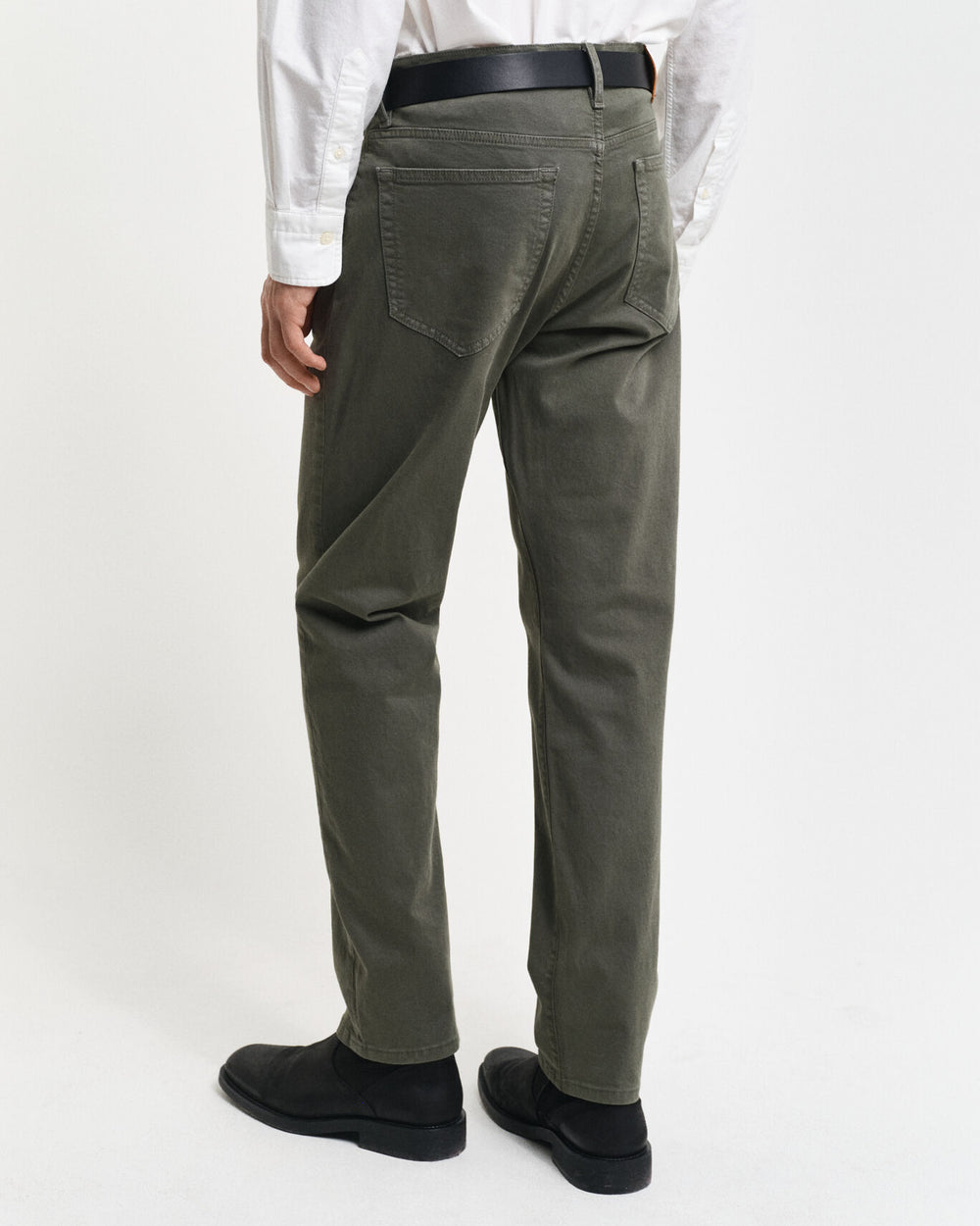 Regular Fit Desert Jeans, Dark Earthy Green