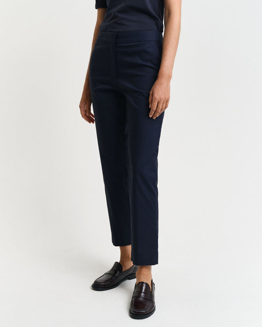 Slim Cigarette Slacks, Evening Blue