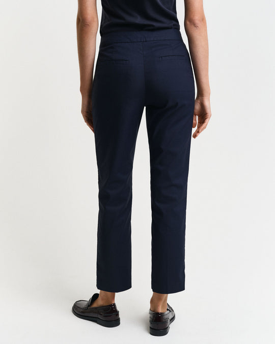 Slim Cigarette Slacks, Evening Blue