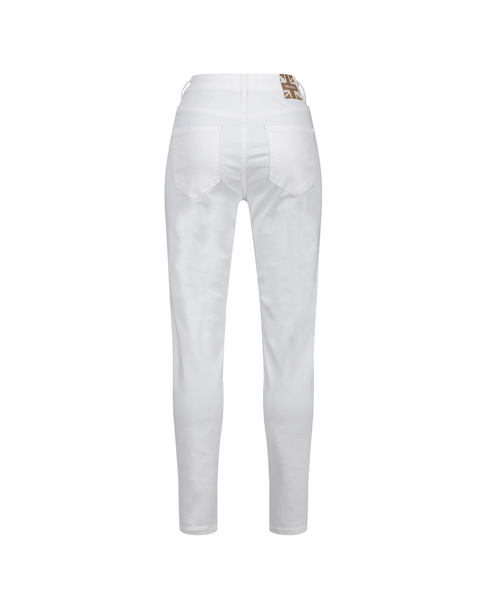Our high waisted women's jeans will be a constant go to. A classic basic that can be paired with almost any look. The stretch cotton provides freedom of movement whilst the high waisted style elongates the leg. Extra comfortable in a straight leg style with our signature WG flag at the back. These come up on the roomier side so if you are in between sizes, we recommend going down.
